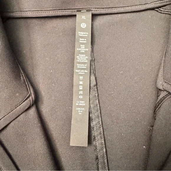 Lululemon Sojourn Men’s Jacket Black XL - Picture 6 of 6